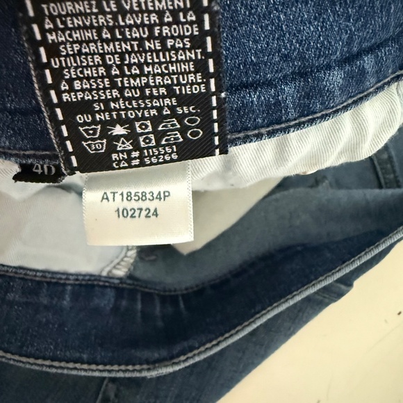 7 For All Mankind Paxton Dark Wash Ultra Stretch Straight Leg Jeans Mens 40 x 30 - Picture 7 of 13